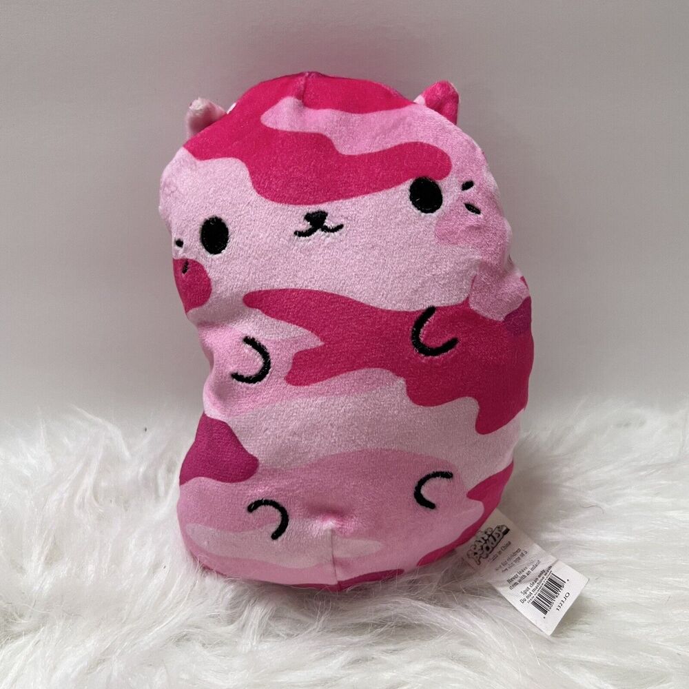 Cats VS Pickles 6” Cat-Mouflage #125 Chonks Plush Pink Camouflage Camo Bean Bag